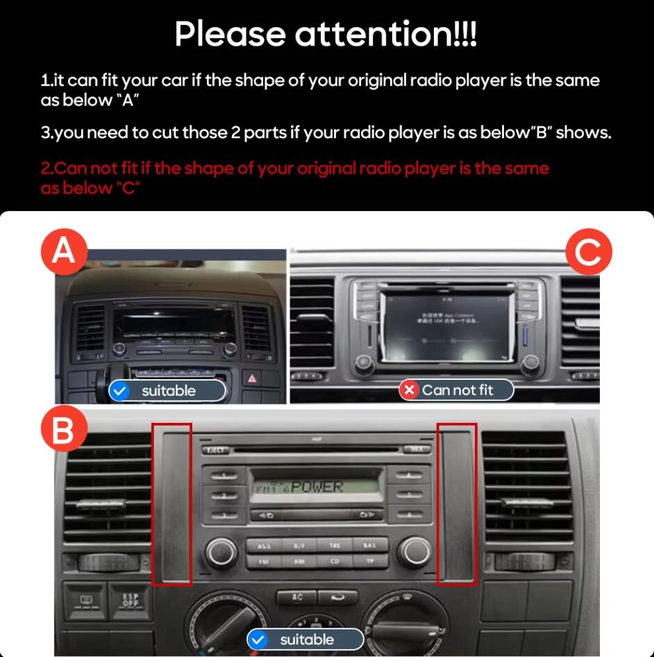 9" QLED Android Head Unit for Volkswagen Transporter T5 Multivan Caravelle California 2003-2015 Wireless CarPlay Android Auto GPS Navigation Car Stereo