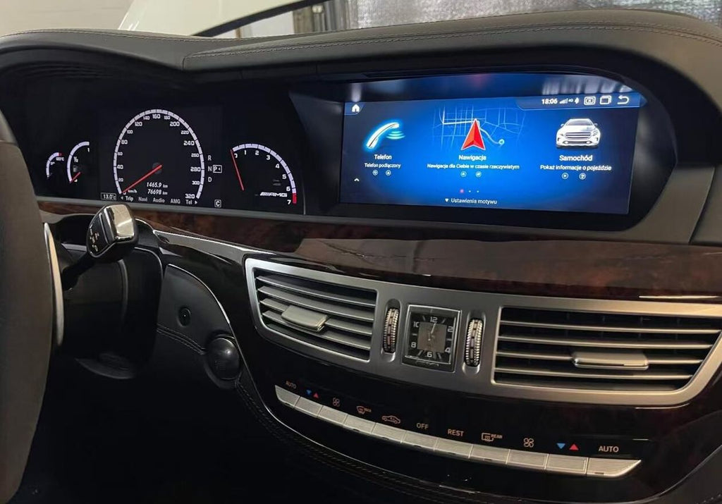 10.25" Android Head Unit for Mercedes-Benz S-Class W221 & CL W216 (2005-2013) | Wireless CarPlay & Android Auto
